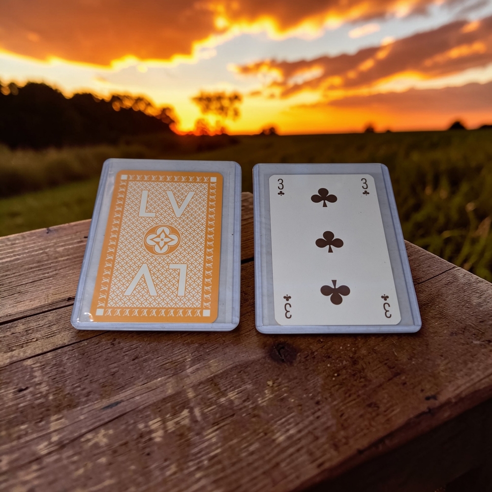 Louis Vuitton 3 of Clubs! In Hard Cover!